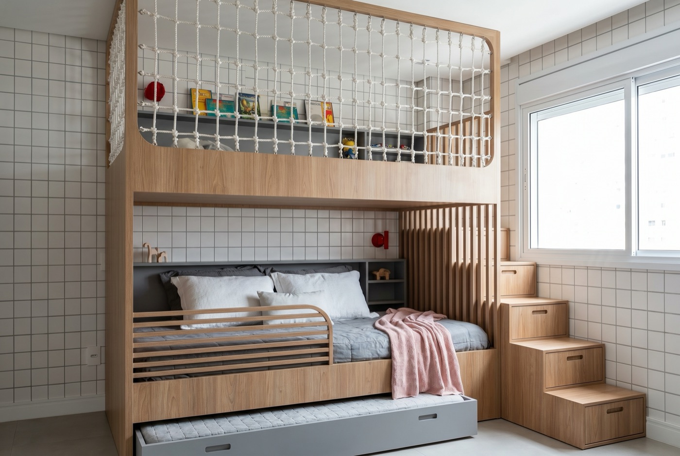 Ambiente residencial projetado pela Pecan Studio